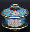 Chinese Cloisonné｜Tea Bowl with Lid (Gaiwan)